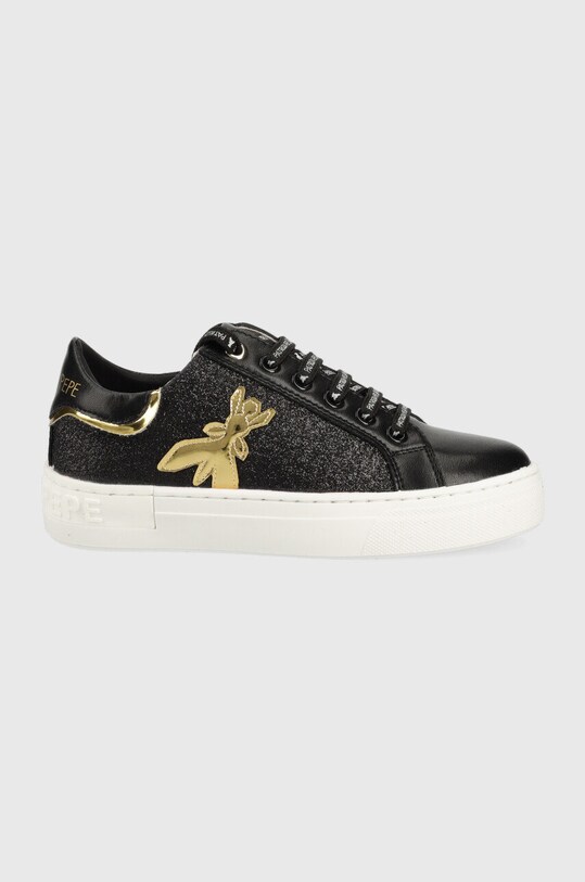 Patrizia Pepe sneakersy dziecięce syntetyczny czarny PPJ684