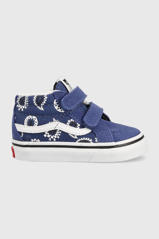 Παιδικά πάνινα παπούτσια Vans δέρμα σαμουά σκούρο μπλε VN0A5DXDNVY1