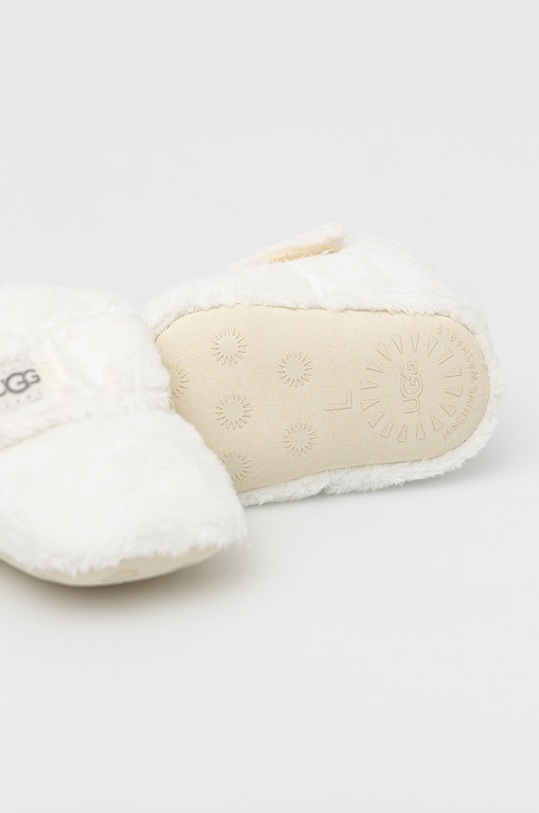Βρεφικές παντόφλες UGG Bixbee λευκό 1103497I.VAN