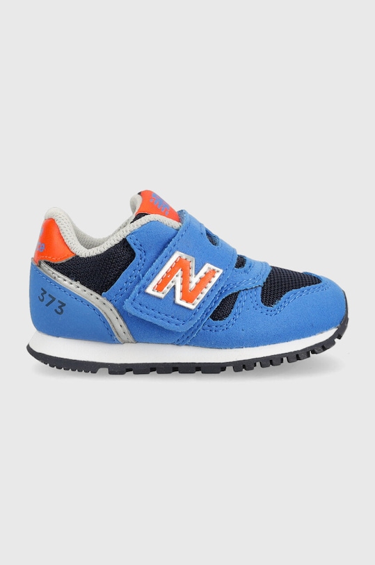 New Balance sneakersy dziecięce imitacja zamszu niebieski IZ373JN2