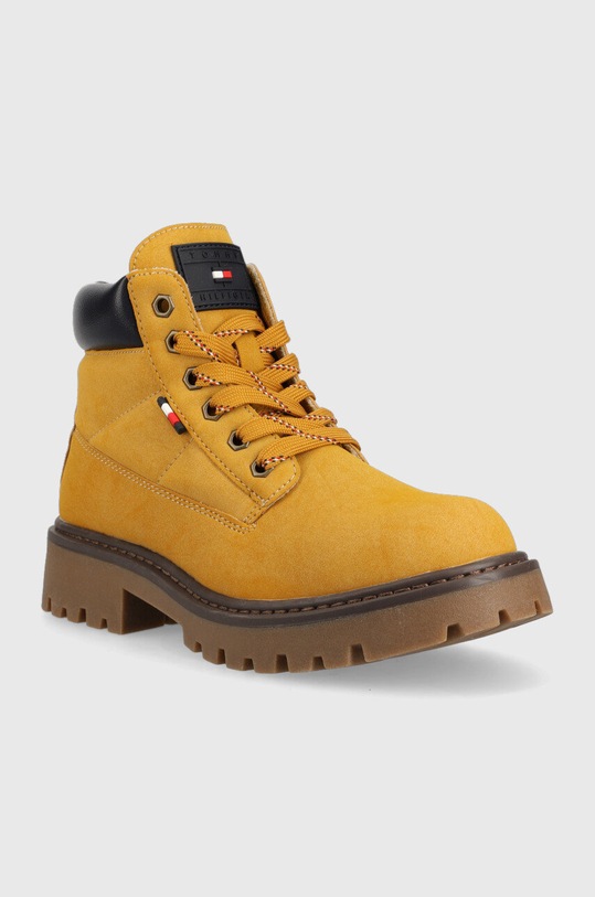 Παιδικές μπότες πεζοπορίας Tommy Hilfiger T3B5.32534.35.41 καφέ AW22