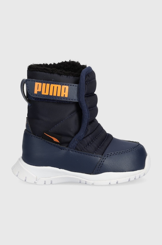 Детские сапоги Puma Nieve слегка утеплённая модель тёмно-синий 380746.K.9BYY