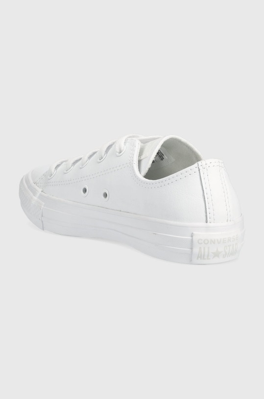 Chłopiec Converse tenisówki skórzane dziecięce Chuck Taylor All Star A00918C biały