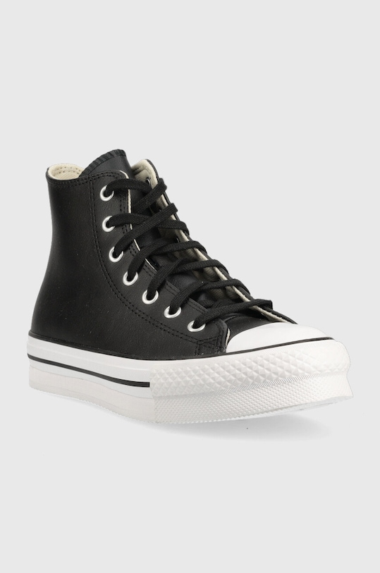 Kožené kecky Converse Chuck Taylor All Star Eva Lift A02485C černá AW23