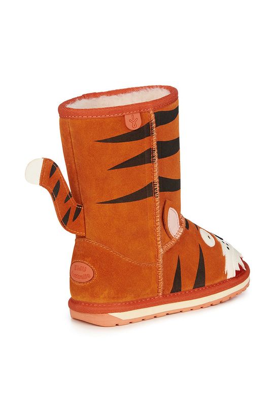 Хлопчик Дитячі замшеві чоботи Emu Australia Tiger K10686.Tiger помаранчевий