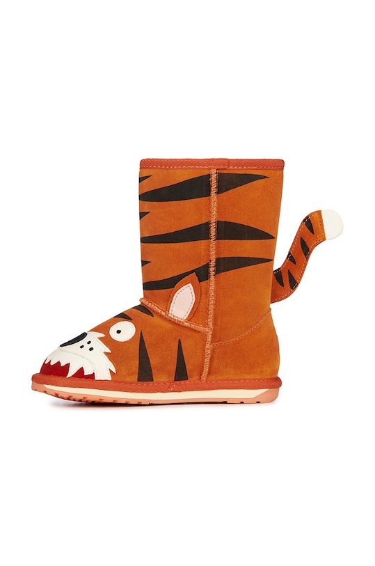 Дитячі замшеві чоботи Emu Australia Tiger помаранчевий K10686.Tiger