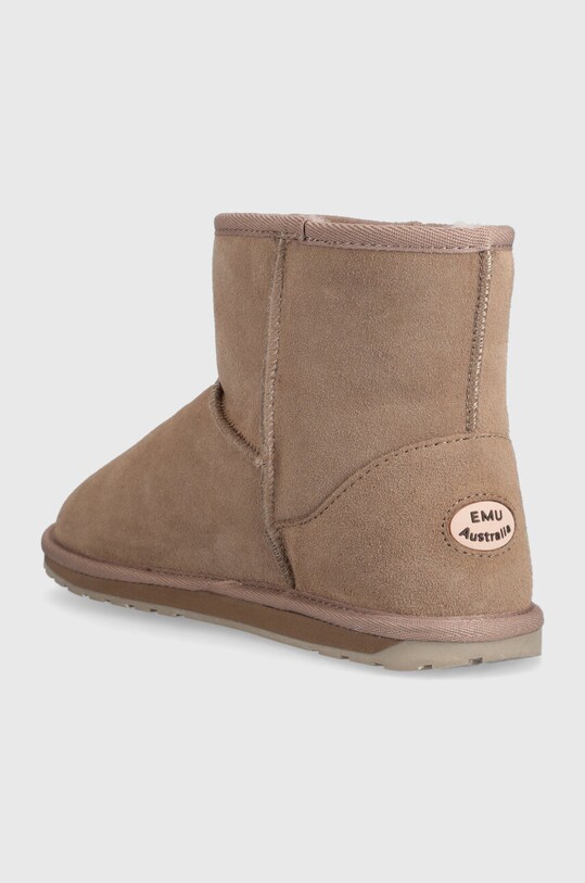 Chłopiec Emu Australia śniegowce zamszowe dziecięce Wallaby Mini Teens T10103.Wallaby.Mini.Tee beżowy