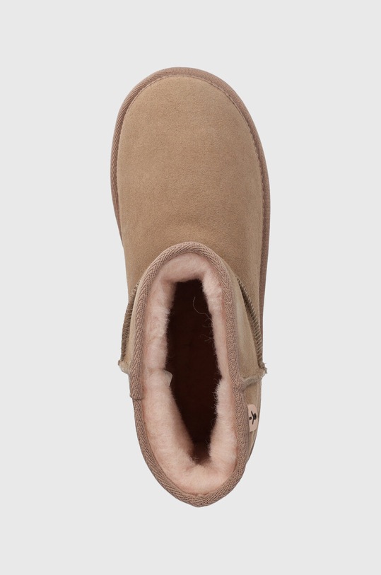 Emu Australia śniegowce zamszowe dziecięce Wallaby Mini Teens beżowy T10103.Wallaby.Mini.Tee