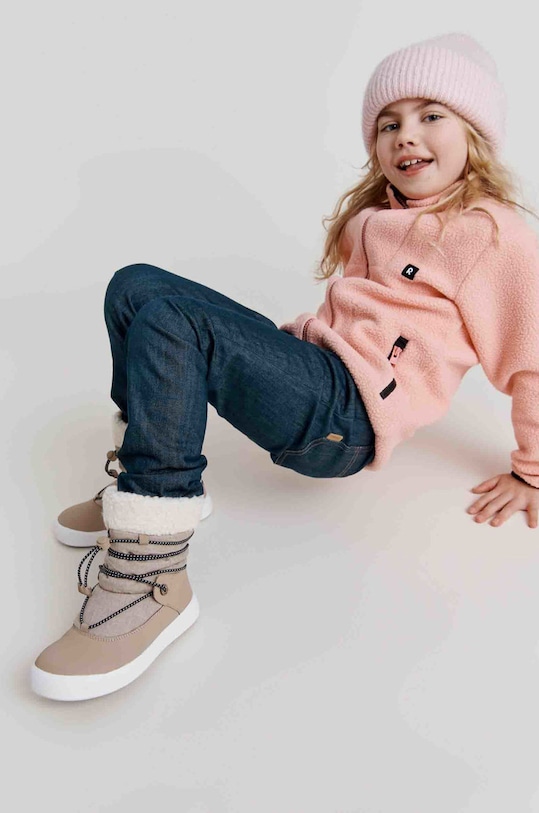 Dětské sněhule Reima 5400036A béžová AW22