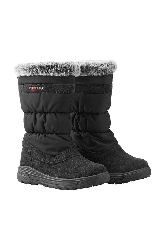Dětské sněhule Reima imitace semiše černá 5400101A