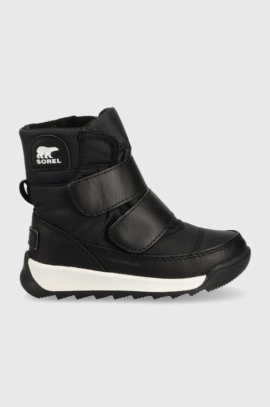 Sorel cizme de iarna copii imitatie de piele negru 1930351