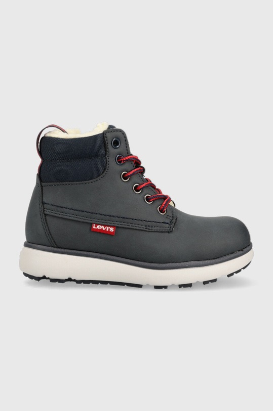 Levi's buty zimowe dziecięce imitacja skóry licowej granatowy VVER0006S.9BYY