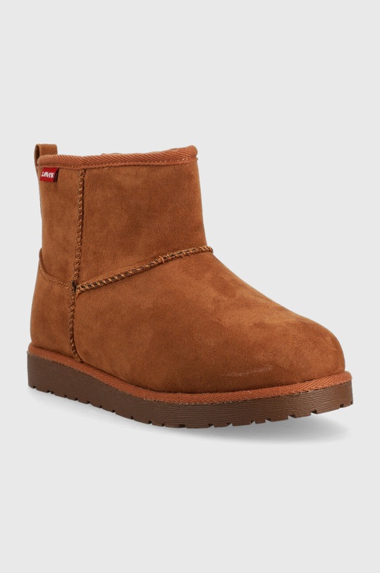 Levi's śniegowce dziecięce VWAV0011S.9BYY brązowy AW22