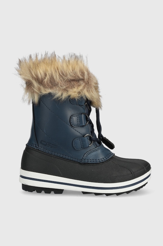 Dětské sněhule CMP Anthilian přírodní kůže námořnická modř 30Q4594.N950