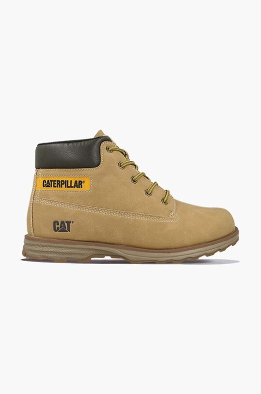 Caterpillar buty zamszowe dziecięce Founder nieocieplane brązowy CK264149