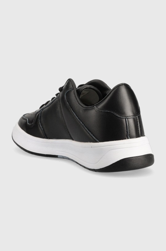 Obuwie Guess sneakersy skórzane Ponte FM7PON.LEA12.BLACK czarny