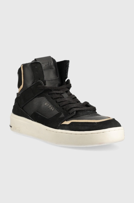 Guess sneakersy Verona Basket Mid FM7VBM.FAB12.BLACK czarny AW22