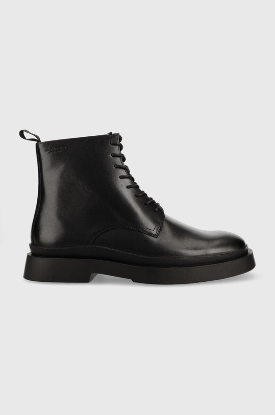 Δερμάτινα παπούτσια Vagabond Shoemakers Shoemakers Mike λείο δέρμα μαύρο 5463.401.20