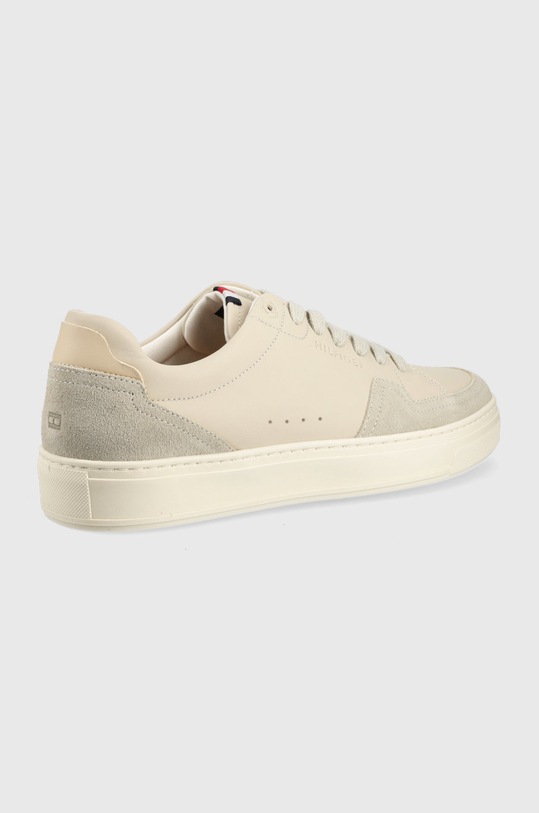 Tommy Hilfiger sneakersy skórzane Premium Cupsole Sustainable Lea FM0FM04138.YBI beżowy AW22