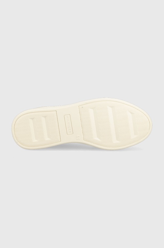 Tommy Hilfiger sneakersy skórzane Premium Cupsole Sustainable Lea FM0FM04138.YBI beżowy