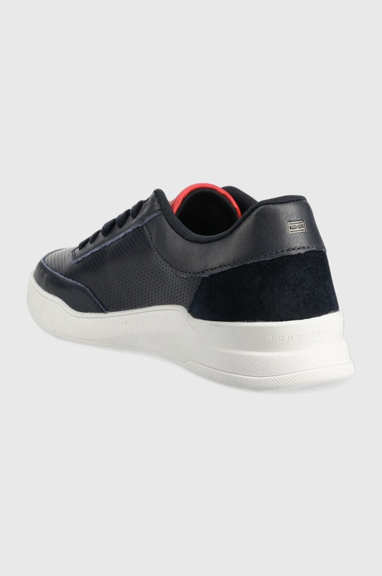 Încălțăminte Tommy Hilfiger sneakers din piele Elevated Cupsole Perf FM0FM04145.DW5 bleumarin