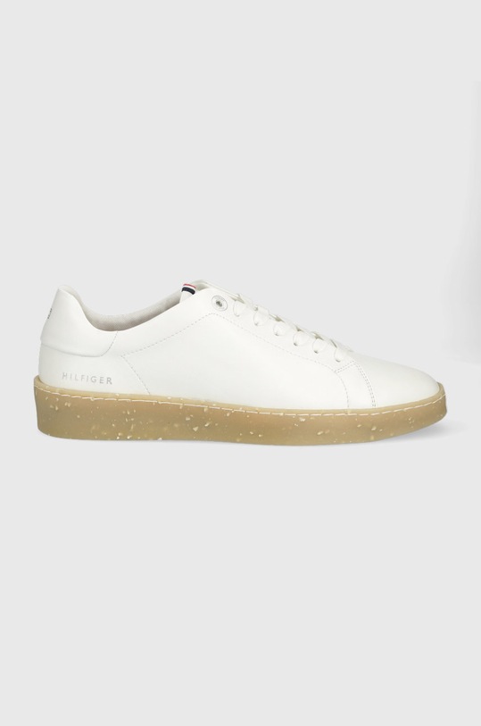 Sneakers boty Tommy Hilfiger Modern Cup Premium Appleskin Planet friendly bílá FM0FM04155.YBR