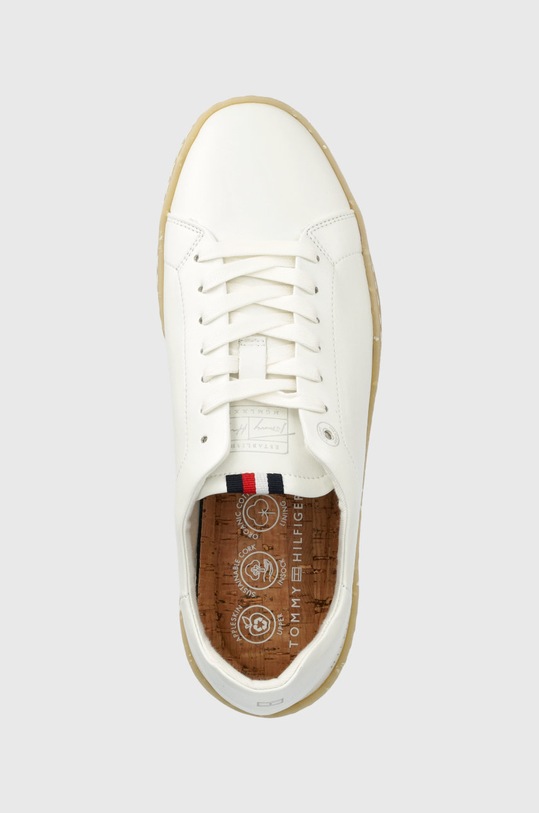 Sneakers boty Tommy Hilfiger Modern Cup Premium Appleskin bílá FM0FM04155.YBR