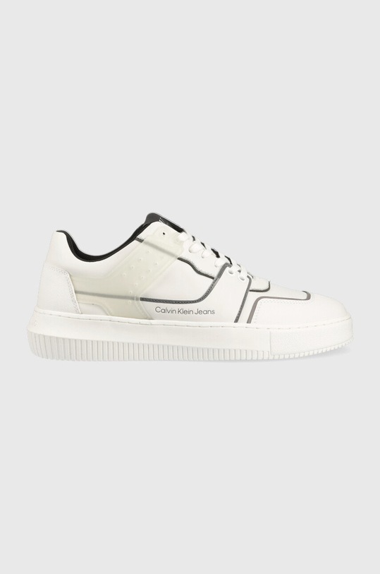 Calvin Klein Jeans sportcipő Chunky Cupsole Laceup Low Planet friendly fehér YM0YM00425.0K4