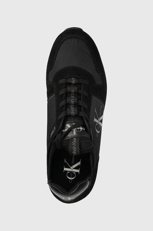 Calvin Klein Jeans sneakersy RUNNER SOCK LACE UP czarny YM0YM00553.0GL