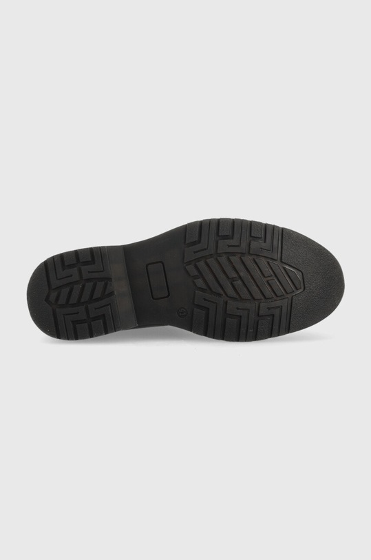 Jack & Jones pantofi inalti de piele Hastings 12215539.Anthracite negru