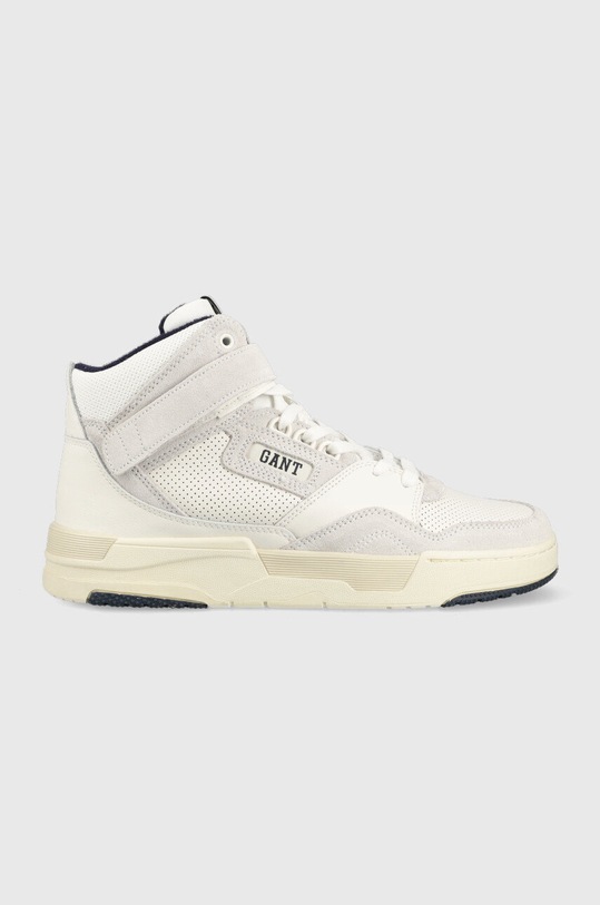 Gant sneakersy skórzane Brookpal skóra zamszowa biały 25631178.G20