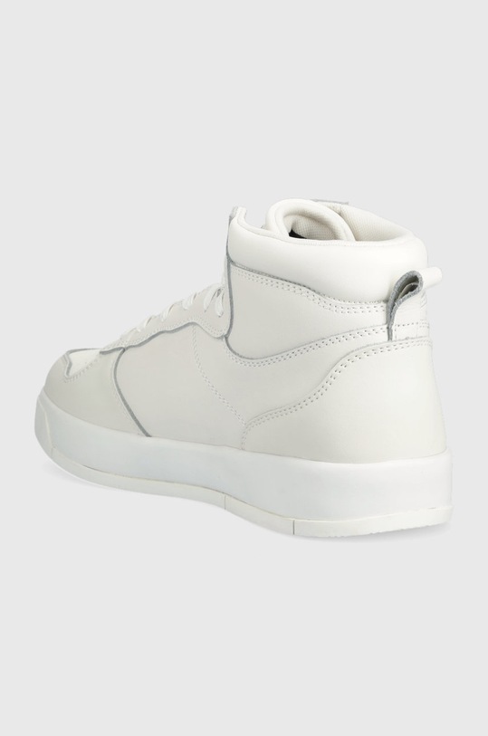 Obutev Usnjene superge Tommy Jeans Leather Basket Midcut EM0EM01071.YBR bela