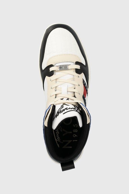 Tommy Jeans sneakersy Mid Cut Tommy Jeans Basket czarny EM0EM01075.BDS
