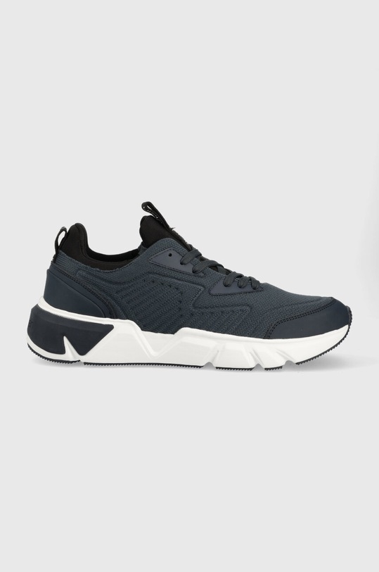Calvin Klein sneakersy Low Top Lace Up Knit Planet friendly granatowy HM0HM00647.BEH