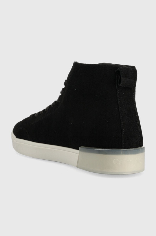 Obuwie Calvin Klein sneakersy zamszowe High Top Lace Up Sue HM0HM00756.BEH czarny