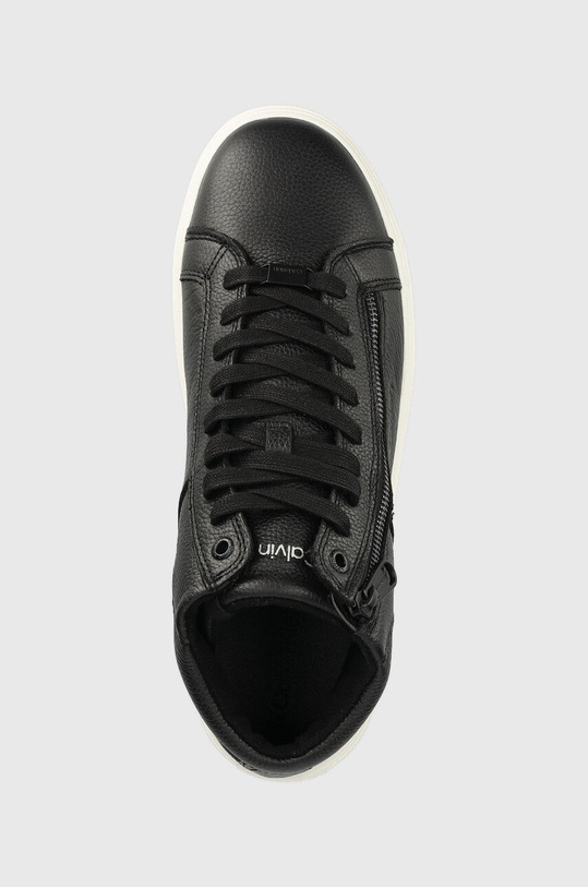 Calvin Klein sneakersy skórzane czarny HM0HM00810.BEH
