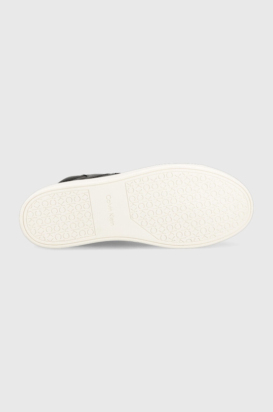 Calvin Klein sneakersy skórzane HM0HM00810.BEH czarny