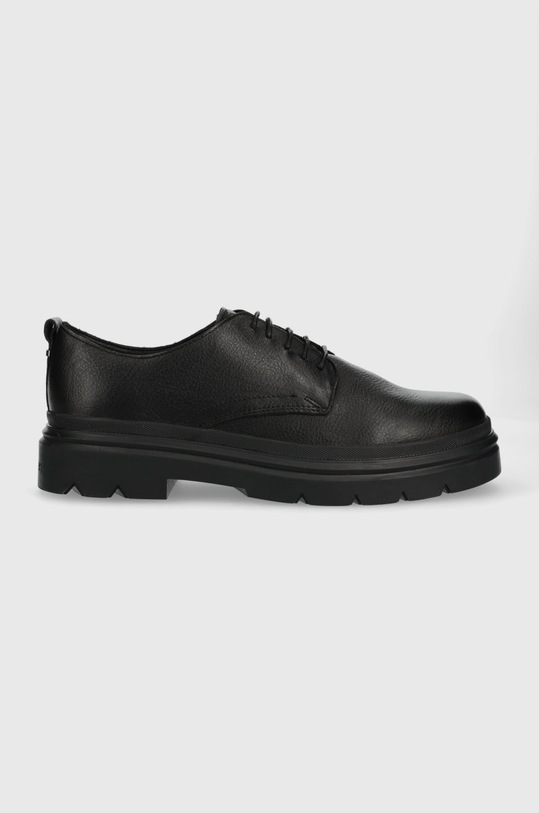 Calvin Klein półbuty skórzane Lace Up Derby skóra licowa czarny HM0HM00662.BEH