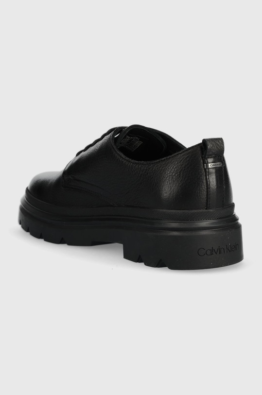 Obuwie Calvin Klein półbuty skórzane Lace Up Derby HM0HM00662.BEH czarny