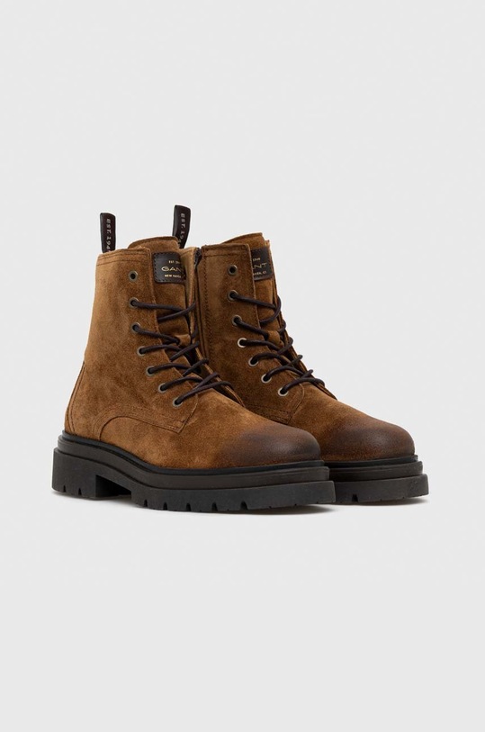 Gant cizme din piele intoarsa Ramzee 25643370.G42 maro AW22