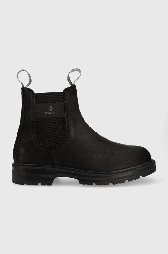 Gant botine din piele intoarsa Gretty casual negru 25653349.G00