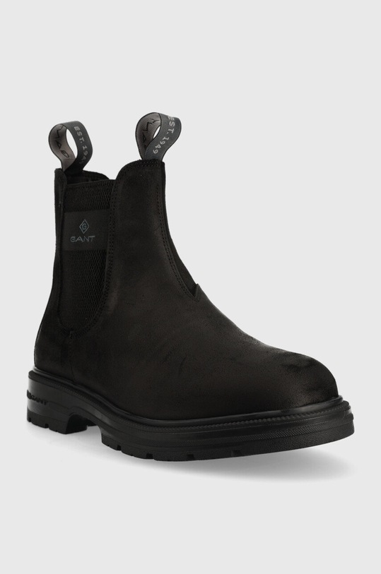 Σουέτ μπότες τσέλσι Gant Gretty 25653349.G00 μαύρο AW22