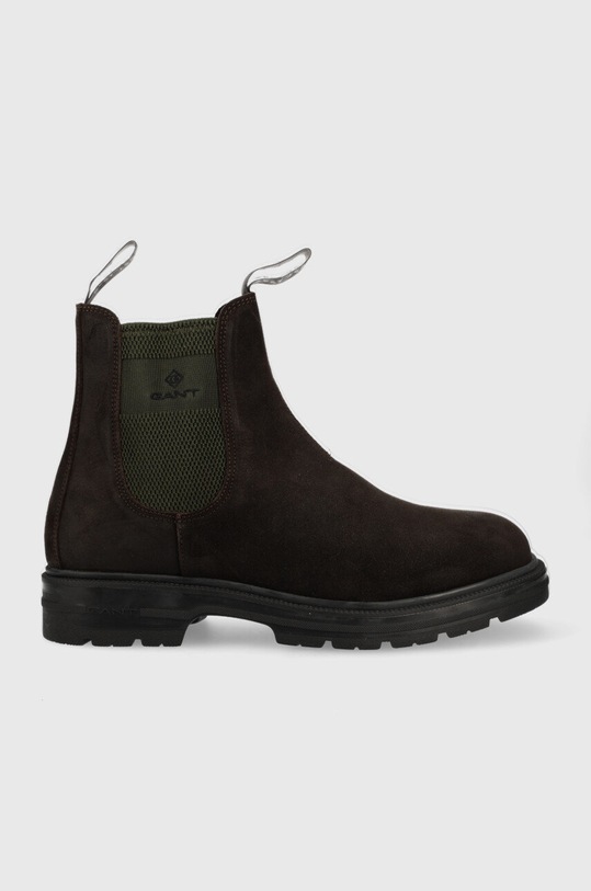 Gant botine din piele intoarsa Gretty casual maro 25653349.G464