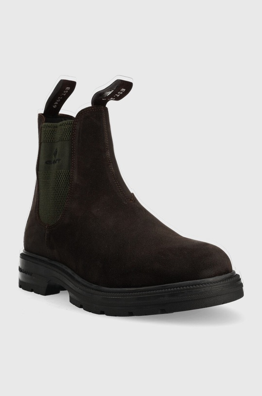 Gant botine din piele intoarsa Gretty 25653349.G464 maro AW22