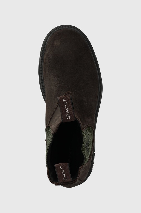 Gant botine din piele intoarsa Gretty maro 25653349.G464