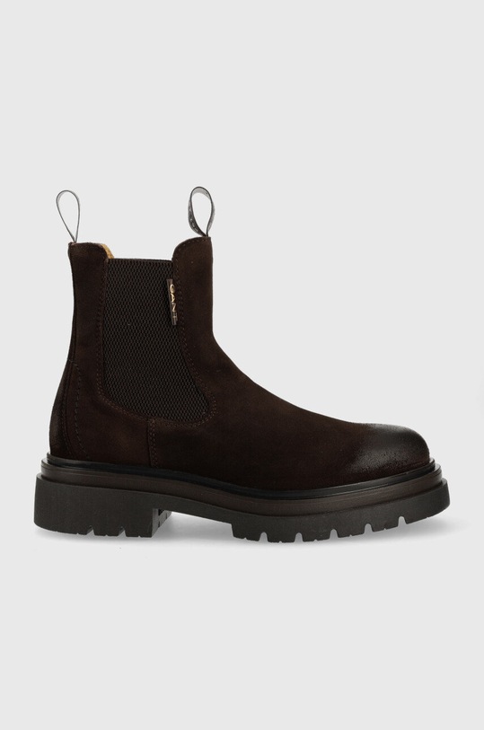Gant botine din piele intoarsa Ramzee casual maro 25653368.G46