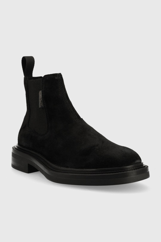 Gant botine din piele intoarsa Fairwyn 25653382.G00 negru AW23