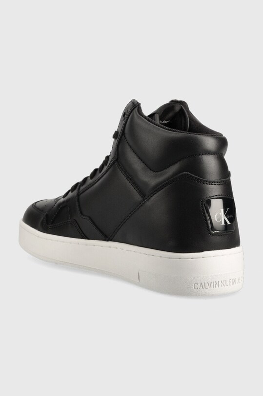 Взуття Шкіряні кросівки Calvin Klein Jeans Basket Cups Laceup High YM0YM00498.BDS чорний