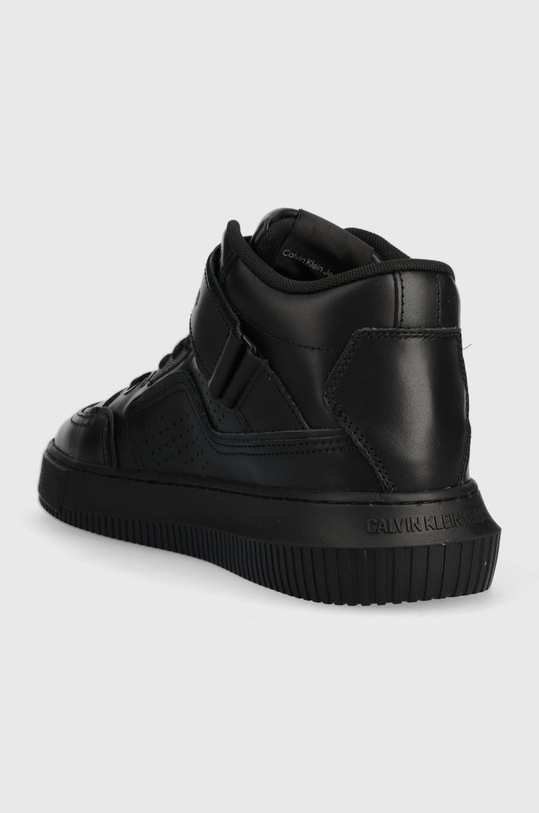 Обувь Кожаные кроссовки Calvin Klein Jeans Chunky Cupsole Laceup Mid YM0YM00426.0GT чёрный