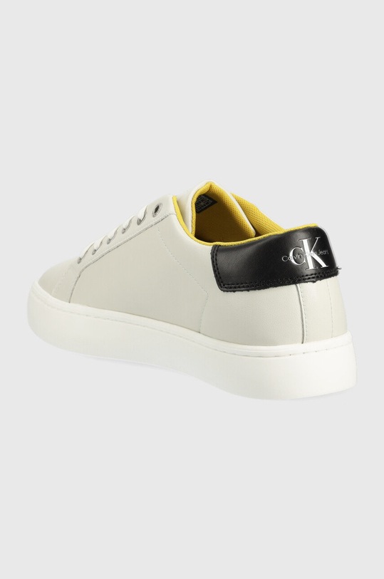 Cipők Calvin Klein Jeans bőr sportcipő Classic Cupsole Laceup Low YM0YM00491.BDS szürke